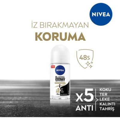  Nivea Roll-on Kadın Black&white Ipeksi Pürüzsüzlük 50ml