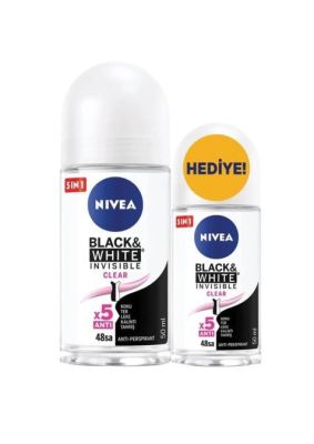 Nivea Roll-on Kadın B&w Clear 50ml+Roll-on 25ml