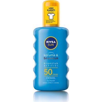  Nivea Sun Koruma ve Bronzluk Arttırıcı Güneş Spreyi 50 200 ml