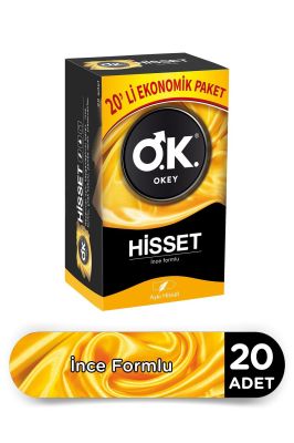  Okey Hisset Ekonomik 20'li Prezervatif 8693239219873