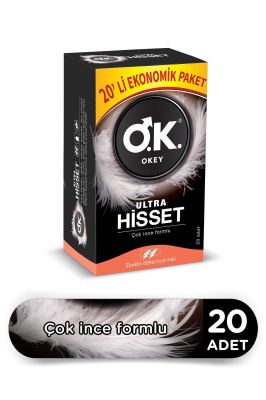 Okey Ultra Hisset 20'li Prezervatif 8690530001428