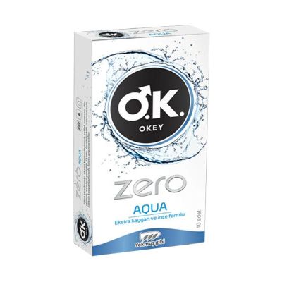  Okey Zero Aqua Prezervatif 10'lu 8690530002197