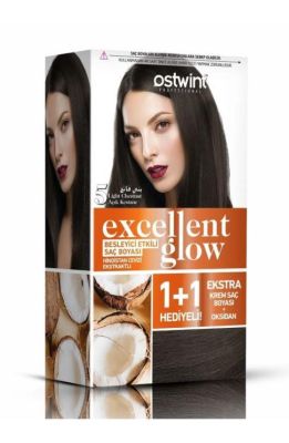 Ostwint Excellent Glow 1+1 Saç Boyası Seti No.5 Açık Kestane