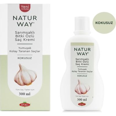  Otacı Naturway Sarımsaklı Bitki Özlü Saç Kremi 300 ml