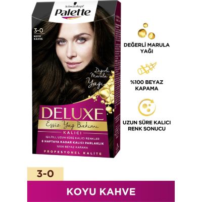 Palette Deluxe Saç Boyası 3-0 Koyu Kahve