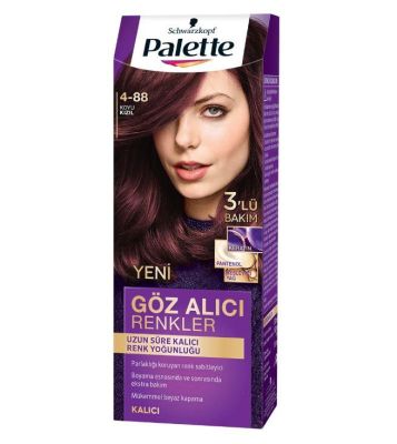 Palette Göz Alıcı Renkler Koyu Kızıl 4-88