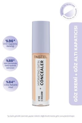 Pastel Eye Cream+Hydrating Satin Concealer 65 Honeybun