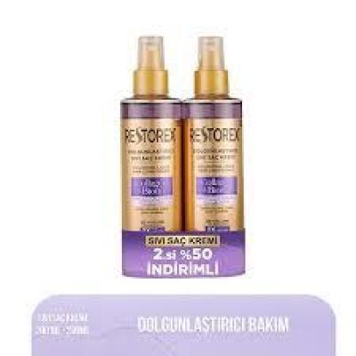 Restorex Sıvı Saç Kremi Kolajen&Biotin Dolgunlaştırıcı 2'li 200ml