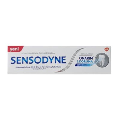  Sensodyne Onarım Koruma Beyazlatıcı Diş Macunu 75 ml