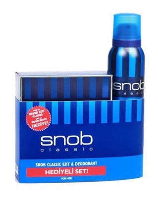 SNOB CLASSIC EDT+DEO HEDİYELİ KOFRE