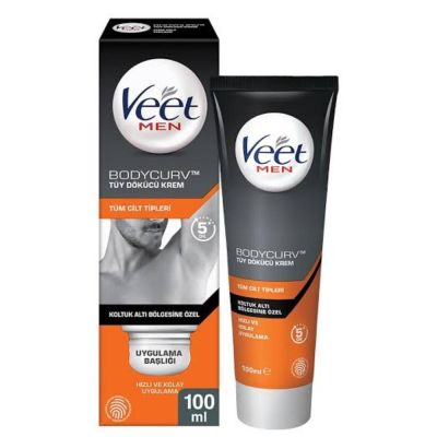 Veet Erkeklere Özel Koltuk Altı İçin Tüy Dökücü Krem Tüm Cilt Tipleri 100 ml