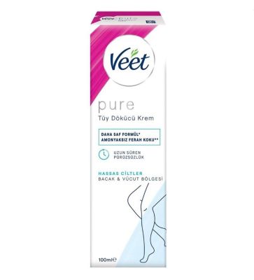 Veet Tüy Dökücü Krem Pure Hassas Ciltler 100 Ml