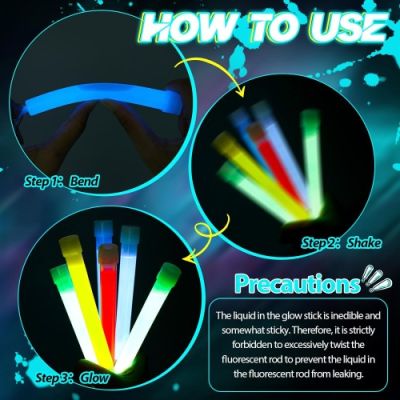  Karanlıkta Yanan Asılabilir ip Aparatlı Glow Stick Lamba Seti 15cm