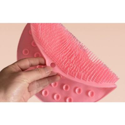  Yuvarlak Vantuzlu Banyo Sırt Kese Matı 26 cm