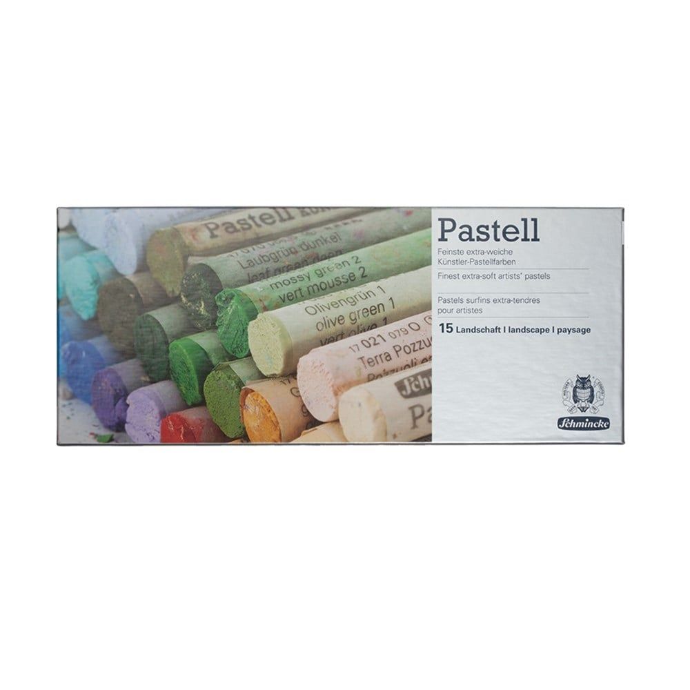  77315097 cardboard set, 15 pastels, landscape