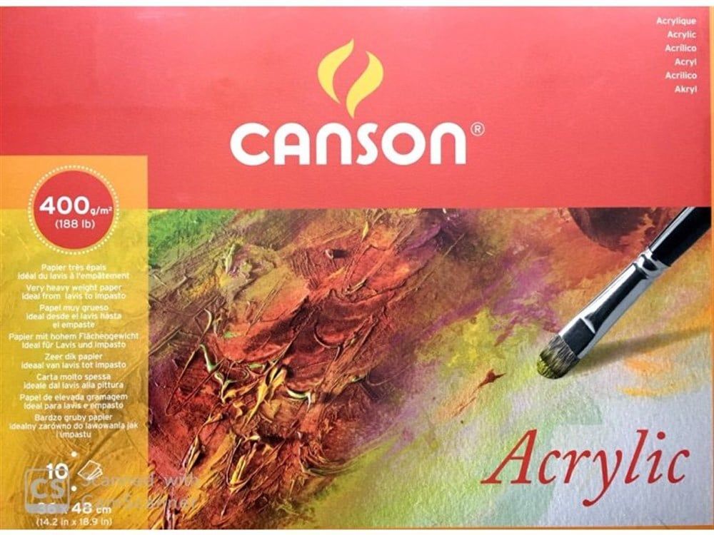 Canson Akrilik Blok 36x48cm 400gr 10syf