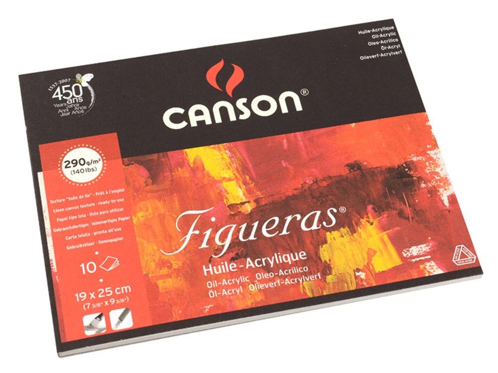 Canson Figueras Yapışkanlı Blok 38x46cm 290gr 10Syf