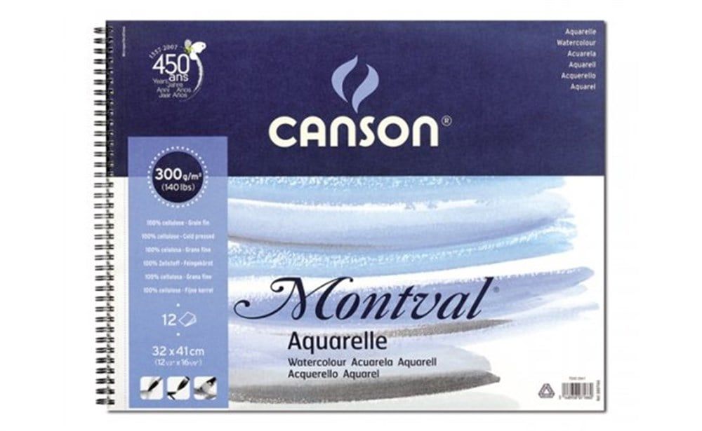  Canson Montval Suluboya Blok 32x41 cm 300G