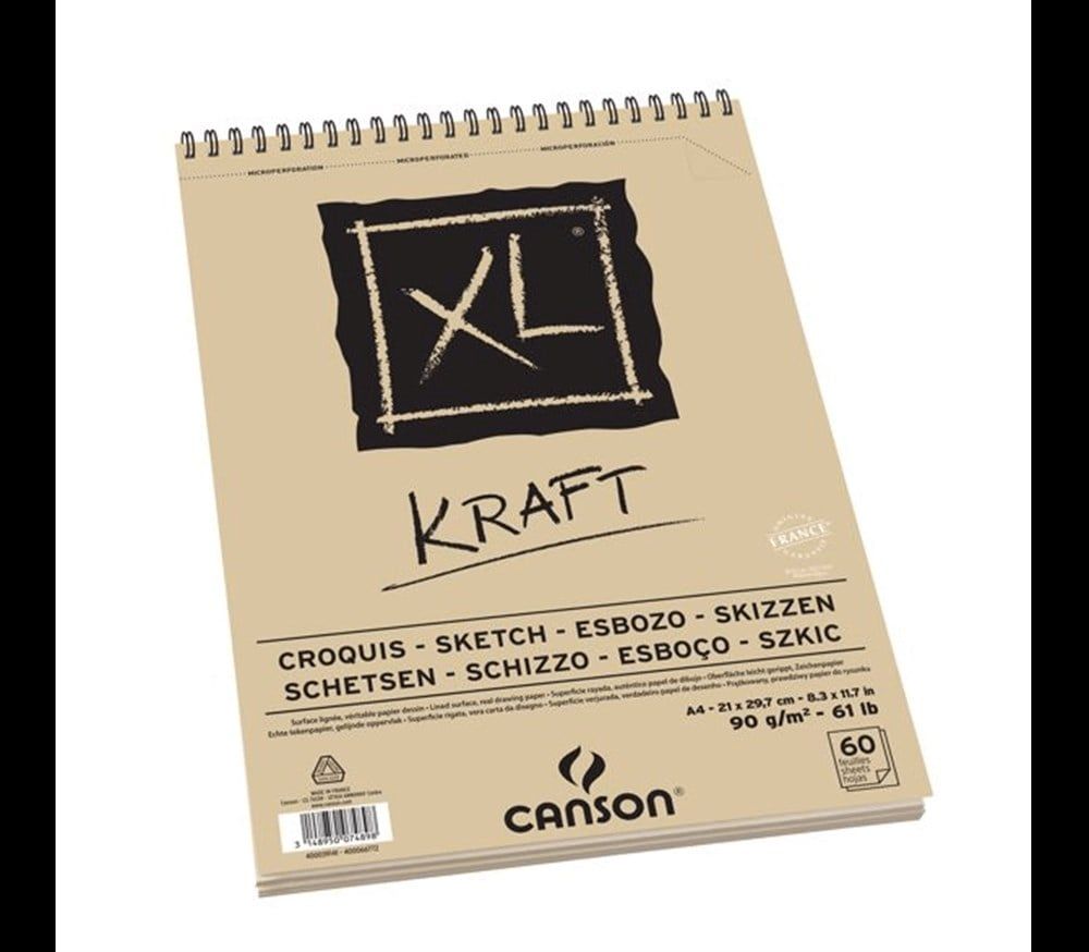 Canson Xl Kraft Eskiz Defteri A3 90Gr 60Syf