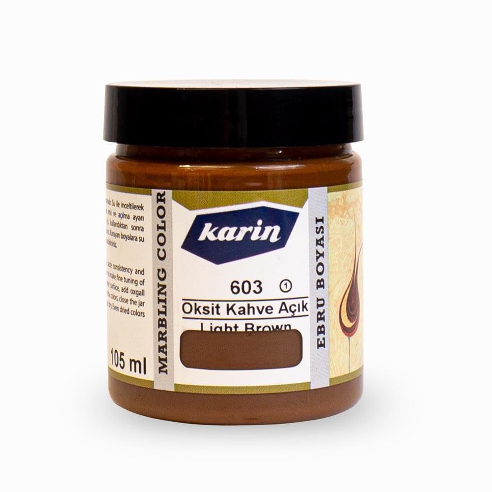 Karin Ebru Boyası 603 Oksit Kahve Açık 105 ml