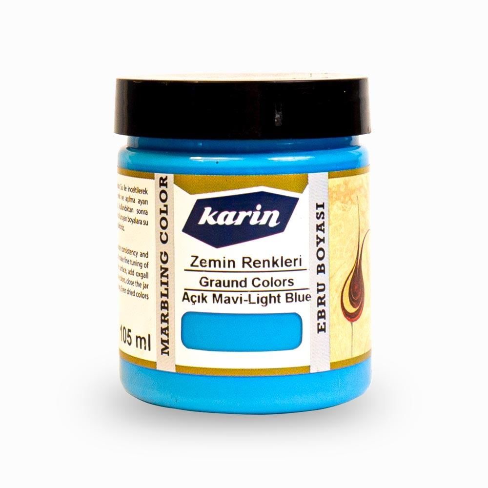 Karin Ebru Boyası 902 Zemin Renkleri - Açık Mavi 105 ml