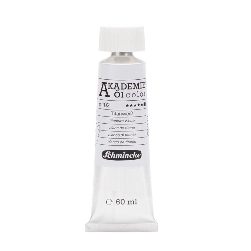  Schmincke Akademie Öl Color Yağlı Boya 60 ml Seri 1 102 Titanium White