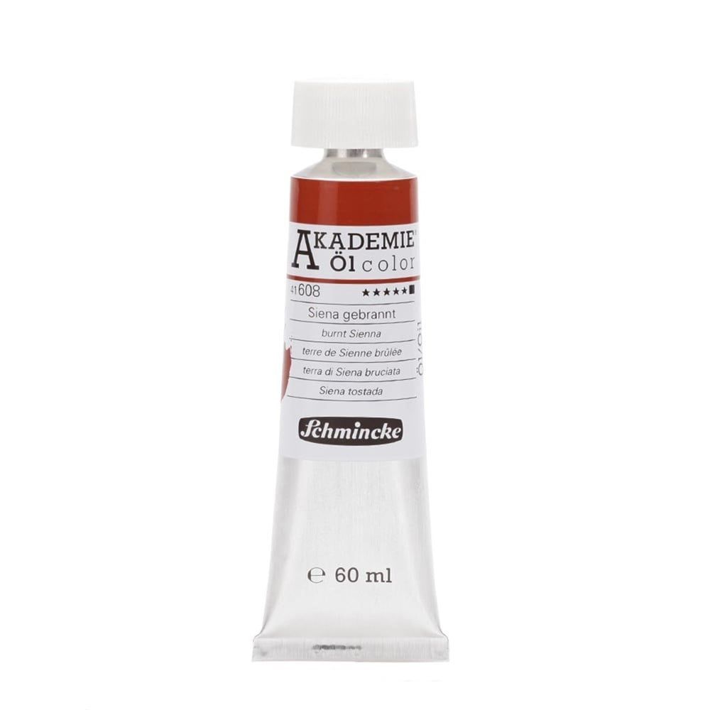  Schmincke Akademie Öl Color Yağlı Boya 60 ml Seri 1 608 Burnt Sienna