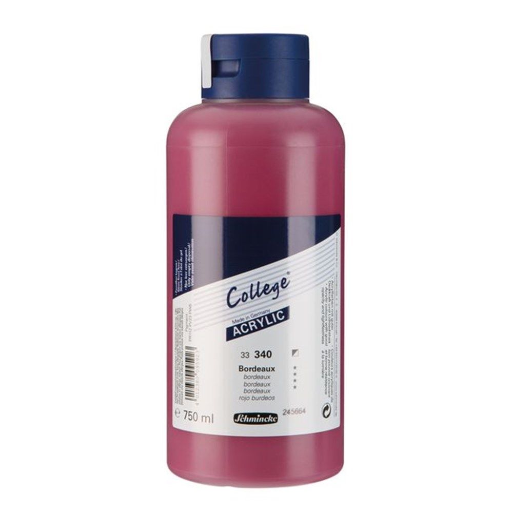 Schmincke College Acrylic Akrilik Boya 750 ml 340 Bordeaux