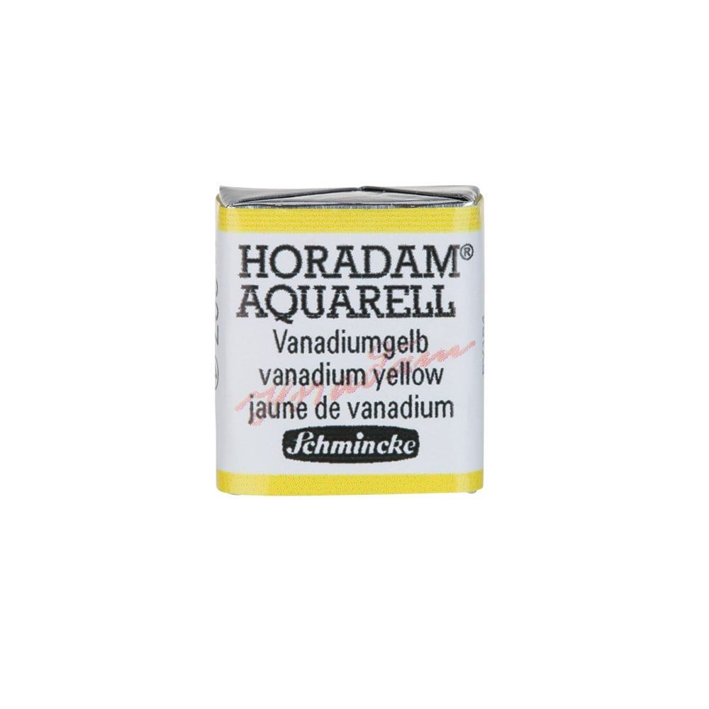 Schmincke Horadam Aquarell Artist Sulu Boya Vanadium Yellow 1/2 Tab.