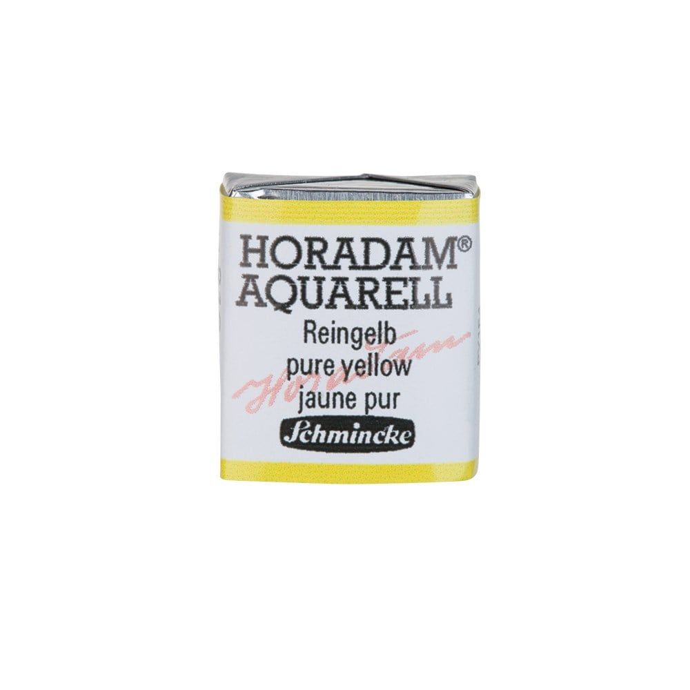 Schmincke Horadam Aquarell Artist Sulu Boya Pure Yellow 1/2 Tab.