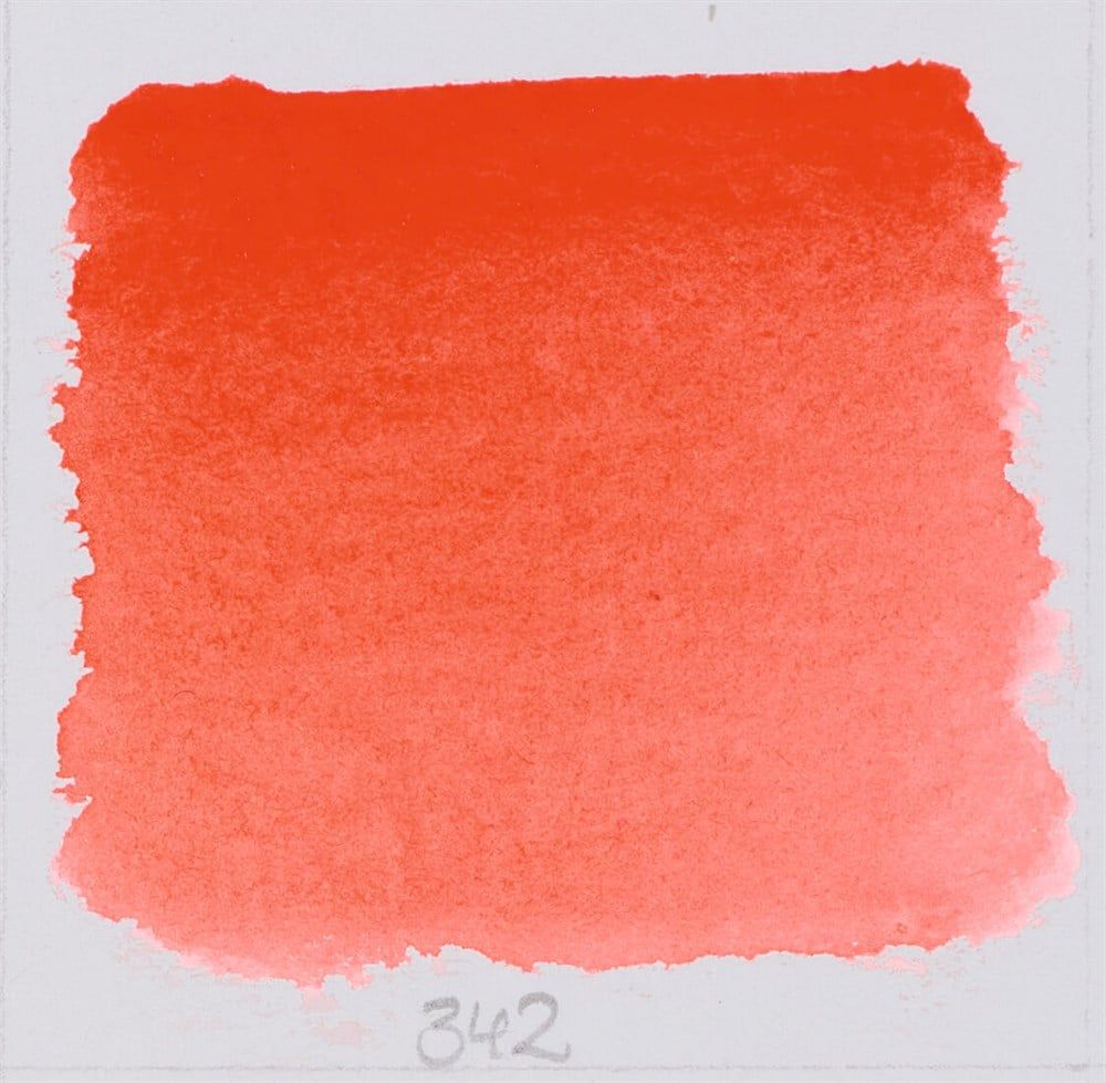  Schmincke Horadam Aquarell Artist Sulu Boya Vermilion Light 1/2 Tab.