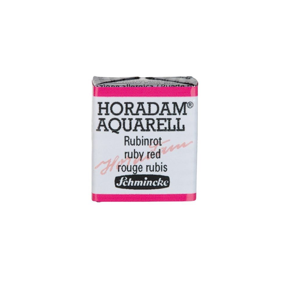 Schmincke Horadam Aquarell Artist Sulu Boya Ruby Red 1/2 Tab.