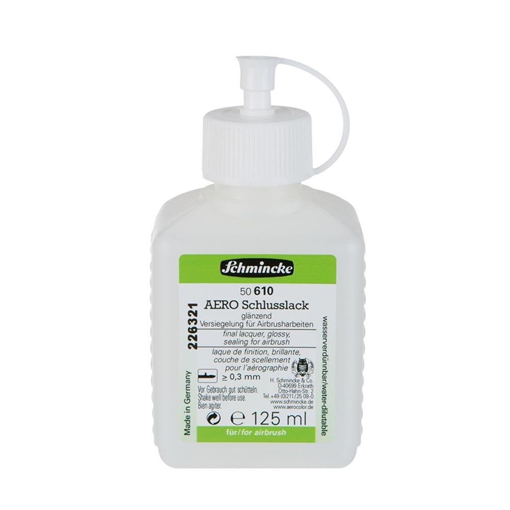 Schmincke Medium 610 Aerocolor Final Lacquer Airbrush İçin Parlak Son Kat Vernik 125 ml