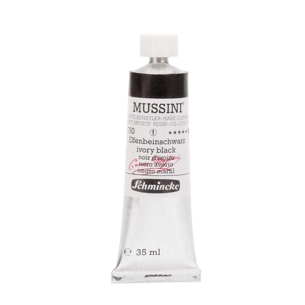  Schmincke Mussini Artist Yağlı Boya 35 ml Seri 1 780 Ivory Black