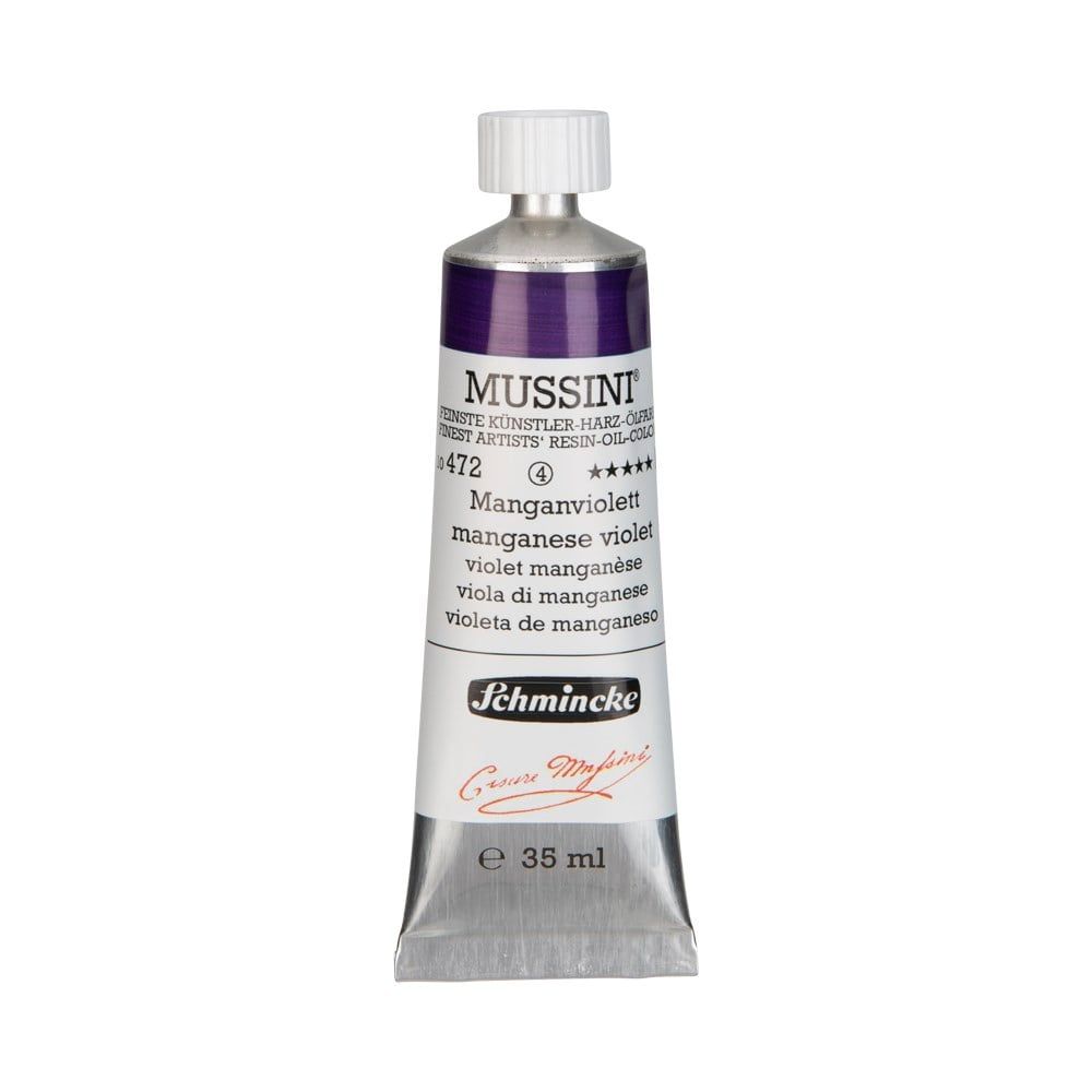 Schmincke Mussini Artist Yağlı Boya 35 ml Seri 4 472 Manganese Violet