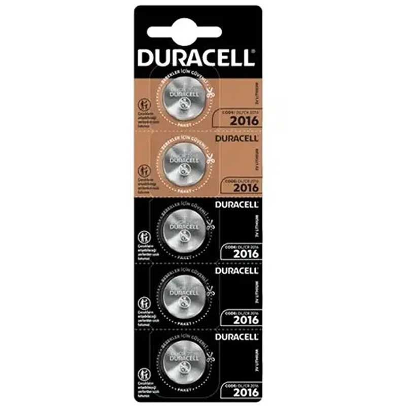 DURACELL CR2016 LİTYUM PİL 5Lİ PAKET FİYAT