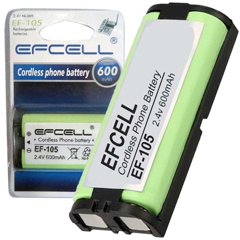  EFCELL EF-105 TELSİZ TEL. PİLİ MP105  (2.4V -600MA) (HHR-P105)