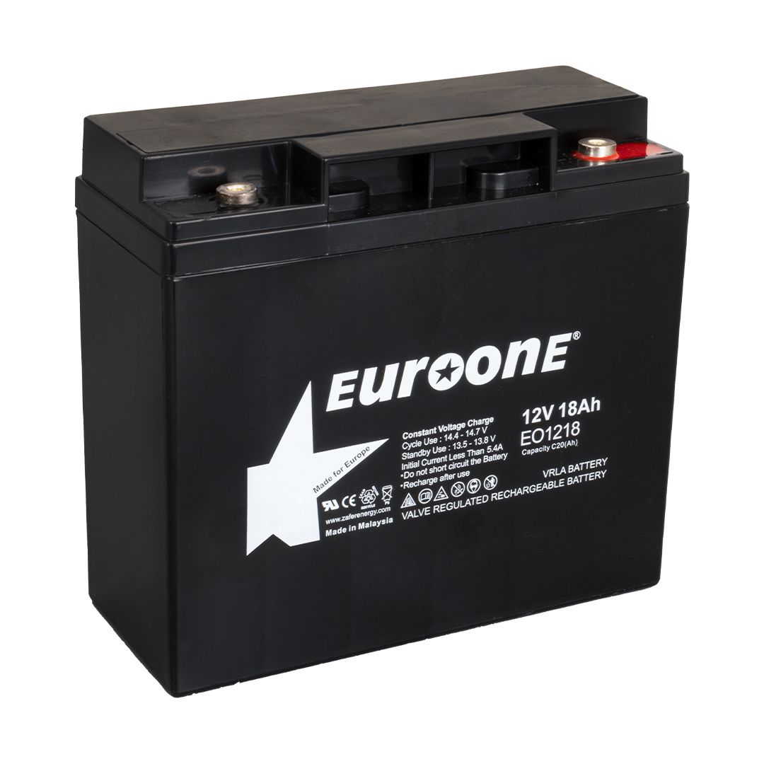  EUROONE EO1218 12 VOLT - 18 AMPER AKÜ (181 X 76 X 167 MM)