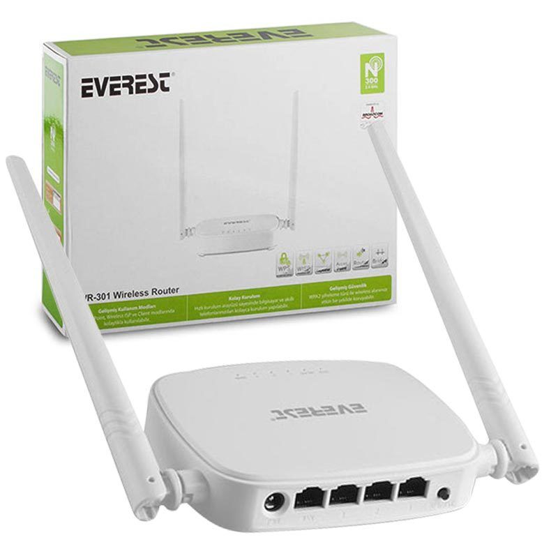  EVEREST EWR-301 300 MBPS ACCESS POINT+REPEATER+ KABLOSUZ ROUTER