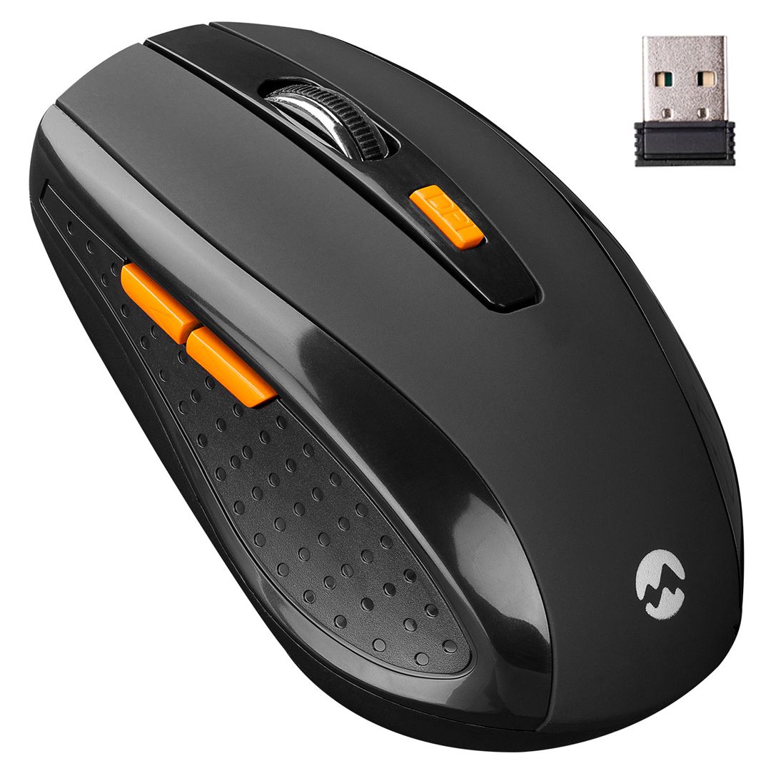 EVEREST SM-442 MACRO TUŞLU USB SİYAH 1200 DPI 2.4GHZ KABLOSUZ MOUSE FARE