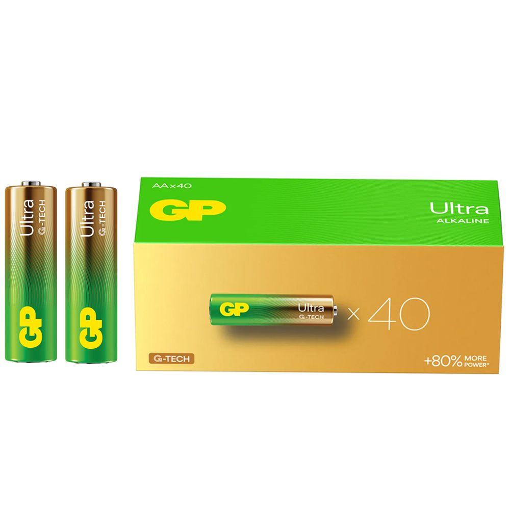 GP 15AU R6 ULTRA ALKALİN KALEM AA 40 LI PAKET FİYAT