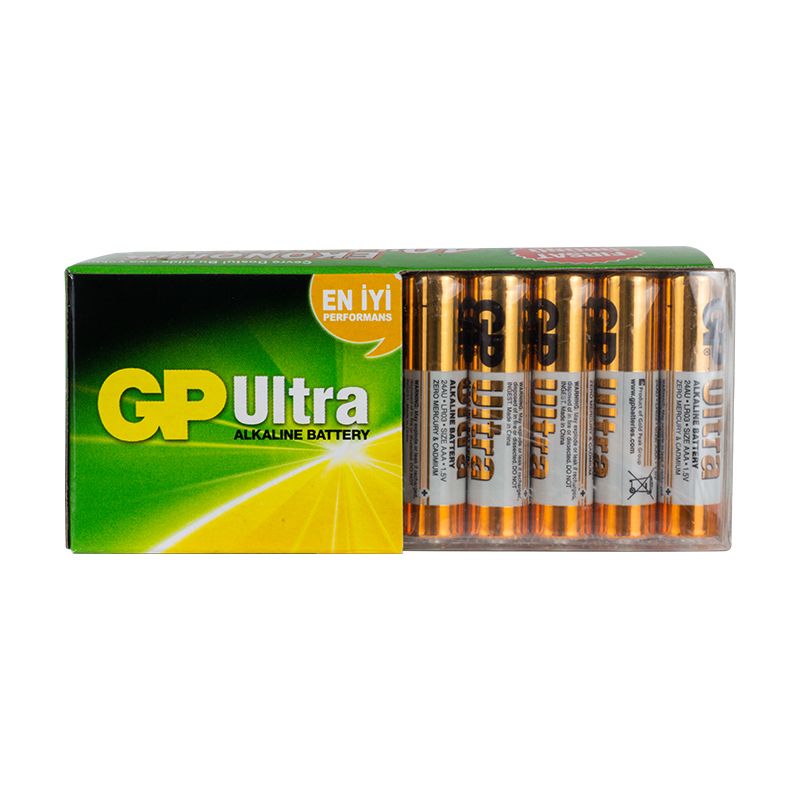  GP 24AU R03 ULTRA ALKALİN AAA İNCE KALEM 40 LI PAKET FİYAT