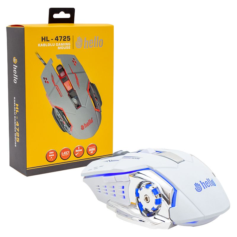  HELLO HL-4725 KABLOLU OYUNCU GAMING MOUSE