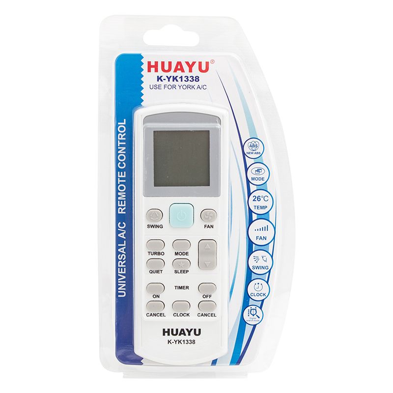  HUAYU KK K-YK1338 YORK UNIVERSAL AKILLI KLİMA KUMANDA