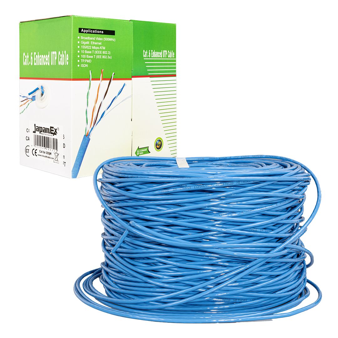 JAPANEX 25 AWG MAVİ UTP 305 METRE CAT6 KABLO