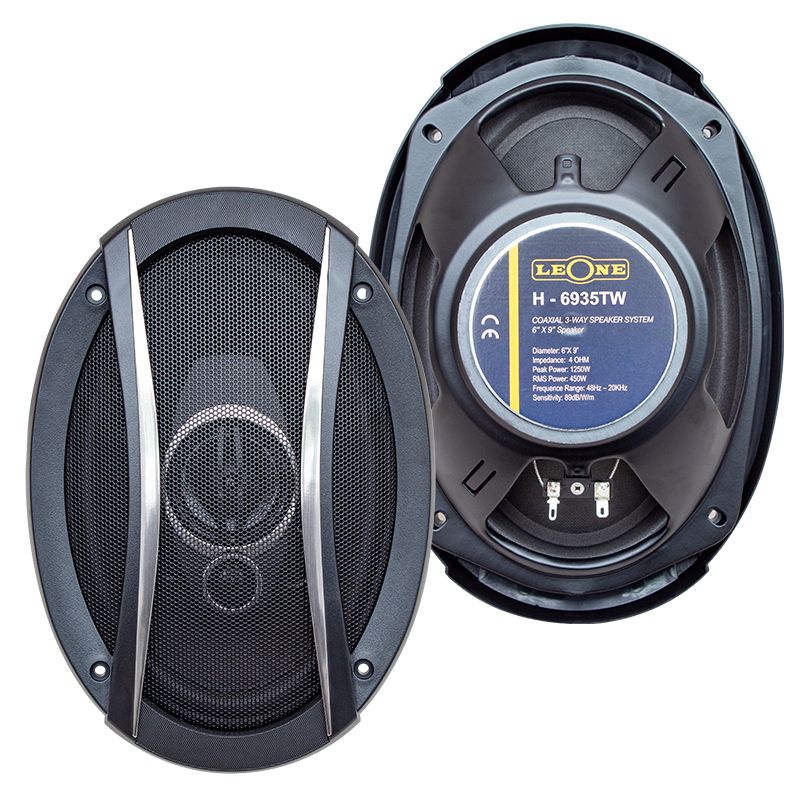  LEONE HR-6935TW 1250 WATT 6 X 9 OVAL HOPARLÖR KAPAKLI ÇİFTLİ TAKIM FİYAT