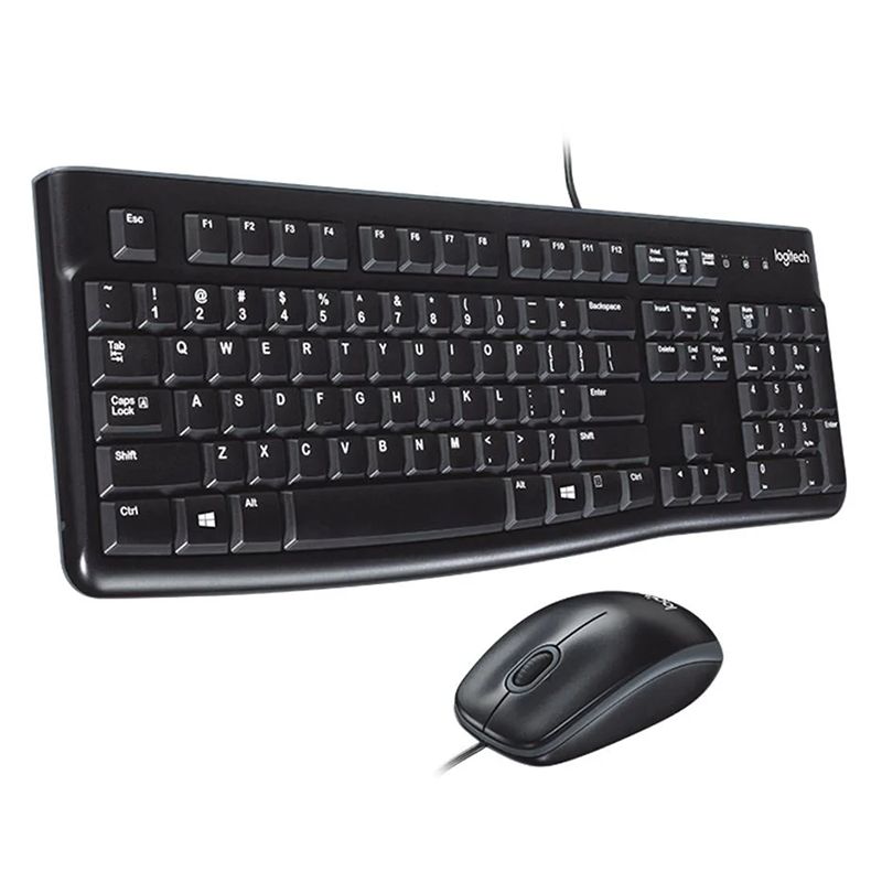  LOGITECH MK120 USB Q SİYAH KABLOLU KLAVYE+MOUSE SET