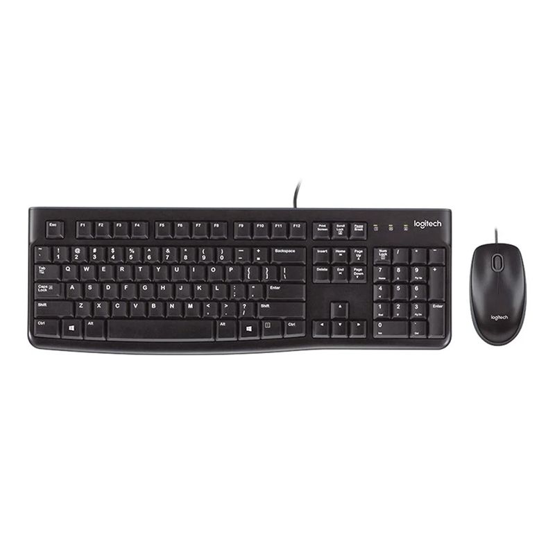  LOGITECH MK120 USB Q SİYAH KABLOLU KLAVYE+MOUSE SET