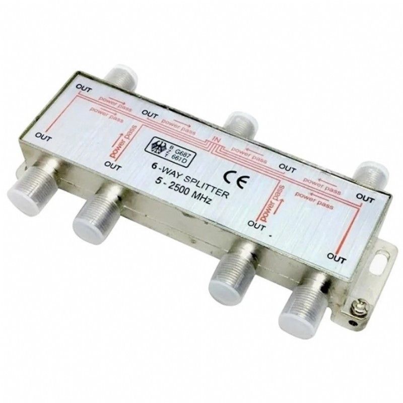 1/6 SPLITTER 5-2500 MHZ MAG