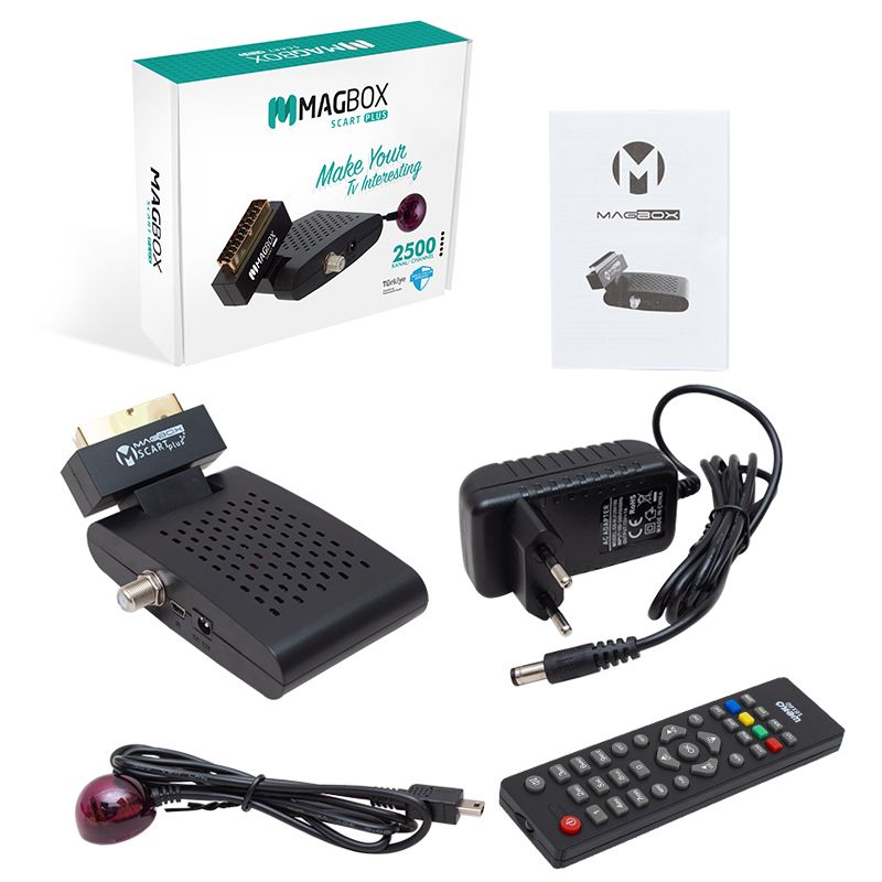  MAGBOX SCART PLUS MİNİ SD SCART UYDU ALICISI TKGSLİ